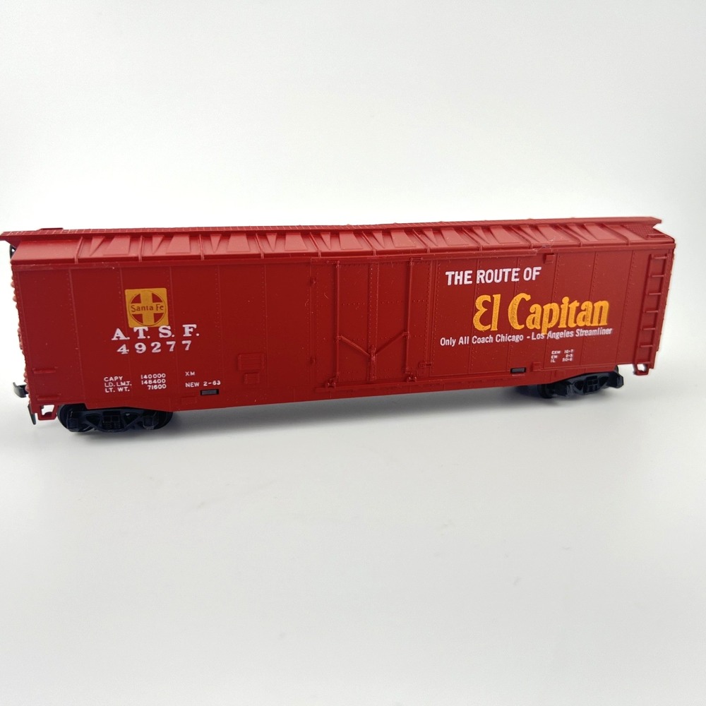 VTG Tyco HO Scale 50' Plug Door Box Car - Santa Fe El Capitan #339A:300